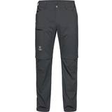 Elastan/Lycra/Spandex Bukser Haglöfs Lite Standard Zip-Off Pant Men - Magnetite