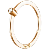 SI (1-2) - Vielsesringe Smykker Efva Attling My First Ring - Gold/Diamond