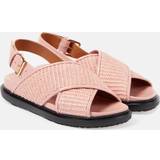 Marni Pink Sko Marni Pink Fussbett Sandals ZO708 Light Pink IT