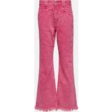 Isabel Marant Dame Jeans Isabel Marant High-rise straight eyelet jeans pink