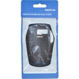 Nokia Sort Mobiletuier Nokia silicon cover cc-1015, x2-01, black, blister Schwarz