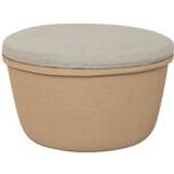 Paper Paste Living The Pouf Terracotta/Taupe Siddepuf 32cm