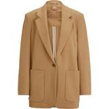 Beige - Jersey Overtøj BOSS Relaxed-fit jacket in stretch jersey with half lining