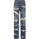 Dolce & Gabbana Løs Bukser & Shorts Dolce & Gabbana Loose-fit jeans with ripped details