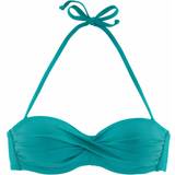 S.Oliver Badetøj s.Oliver 'Valencia' Underwired Bandeau Bikini Top Turquoise