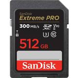512 GB - SDXC Hukommelseskort & USB Stik SanDisk Extreme PRO SD 300MB/s 512GB