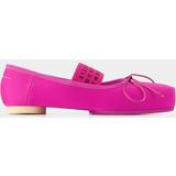41 ½ - Rød Lave sko MM6 Maison Margiela Ballet flats Canvas Pink pink