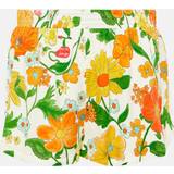 Stella McCartney Dame Bukser & Shorts Stella McCartney Printed mid-rise shorts orange