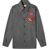 44 - Uld Skjorter Marni Gray Patches Shirt 00N80 GRANITE IT