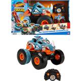 1:12 - Firehjulstræk (4WD) Fjernstyret legetøj Hot Wheels Monster Trucks HW Transforming Rhinomite RC