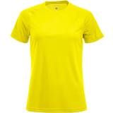 Clique Dame - Gul T-shirts & Toppe Clique Premium Active-T Ladies Gul