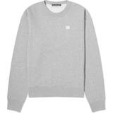 Acne Studios Grå Overdele Acne Studios Gray Patch Sweater X92 Grey Melange