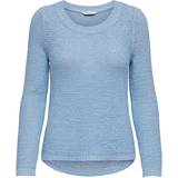Only Plain Knit Sweater - Aqua/Clear Sky