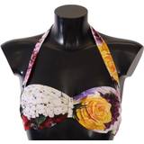Dame - One Size Badebukser Dolce & Gabbana Multicolor Floral Swimsuit Bikini Top Swimwear IT2