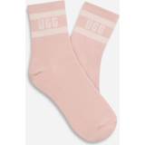 UGG Bomuld Tøj UGG pale pink dierson logo 1/4 sock Pale Pink 3.5-8.5