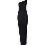 Lange kjoler - Uld Rick Owens Black Athena Maxi Dress 09 Black