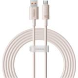 Baseus Pink Kabler Baseus Fast Charging cable USB to USB-C Habitat Series 2m 100W pink