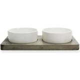 BeOneBreed Be Bowl double, concrete/ceramic