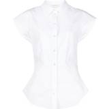 Alexander McQueen Hvid Tøj ALEXANDER MCQUEEN Organic cotton shirt WHITE IT