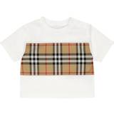 Piger - Ternede Overdele Burberry Kid's Cedar Check-Print T-Shirt, 6M-2