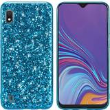 Glas Mobiltilbehør Samsung Glitter Galaxy A10 cover Blå