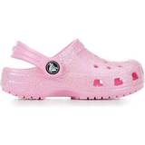 Tøfler Børnesko på tilbud Crocs Toddler Classic Glitter - Flamingo