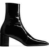 45 - Lak Støvler Saint Laurent Xiv Zipped Boots Black
