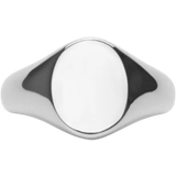 Herre Ringe IX Studios Mini Oval Signet Ring - Silver
