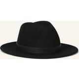 Karl Lagerfeld Dame Hovedbeklædning Karl Lagerfeld K/signature Fan Fedora Hat, Woman, Black, One One