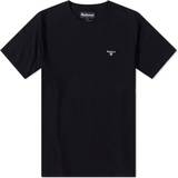 Barbour Overdele Barbour Mens Black Essential Sports T-Shirt