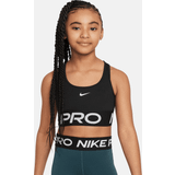 Nike Pro Swoosh Dri-FIT-sports-bh til piger sort