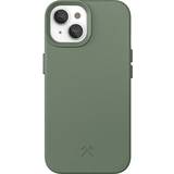 Woodcessories Blå Covers & Etuier Woodcessories iPhone 15 Bio Cover 100% Plantebaseret MagSafe Kompatibel Midnight Green