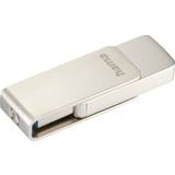 Hama 64 GB USB Stik Hama USB-Stick Rotate Pro, USB 3.0, 64GB, 70MB/s, Silber