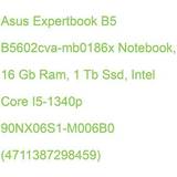 16 GB - 6 - Intel Core i5 Bærbar ASUS Notebook ExpertBook B5 B5602CVA-MB0186X