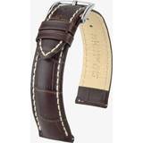 Hirsch Ure Hirsch Modena 18mm Long Brown Leather 10302810-2-18