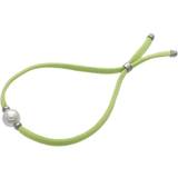 Hvid Armbånd Bracelet - Silver/White/Green