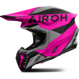 Airoh Motorcykelhjelme Airoh Crosshjelm Twist King, Pink Mat