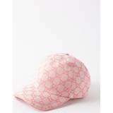 Lærred - Pink - V-udskæring Tøj Gucci GG Supreme canvas baseball cap pink