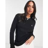 Polo Ralph Lauren Dame T-shirts & Toppe Polo Ralph Lauren Woman T-shirt Black Cotton