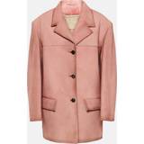Pink - Ruskind Tøj Prada Suede jacket petalo