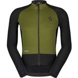 Scott Sort Overtøj Scott RC Pro Warm Hybrid GTX Windstopper Jacket Cycling jacket XXL, black/olive