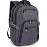 Dame - Plast Tasker Urban Factory HTE17UF backpack Travel backpack Black, Grey Mesh, Polye