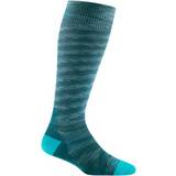 Merinould - Turkis Tøj Darn Tough Women's RFL OTC Ultra-Lightweight Ski socks S, blue/turquoise