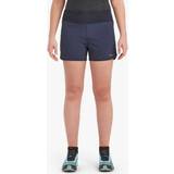 Montane Blå Bukser & Shorts Montane Womens Slipstream Twin Skin Letvægts Løbeshorts Eclipse Blue
