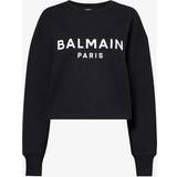 Balmain Dame Sweatere Balmain Paris Sweatshirt black