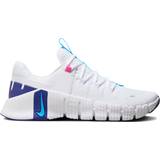 Herre - Hvid Træningssko Nike Free Metcon 5 M - White/Fierce Pink/Deep Royal Blue/Aquarius Blue