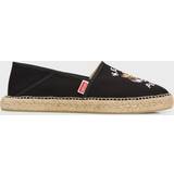 Kenzo Dame Lave sko Kenzo Lucky Tiger' Embroidered Canvas Espadrilles Black Womens