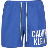 Calvin Klein Polyester Badetøj Calvin Klein Logo Recycled Polyester Swim Shorts, Dark Atoll