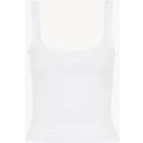 Chloé Dame T-shirts & Toppe Chloé Cropped vest top white