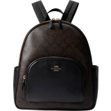 Coach Rygsække Coach Court Backpack In Signature Canvas - Gold/Brown Black
